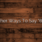 Other Ways To Say “60”
